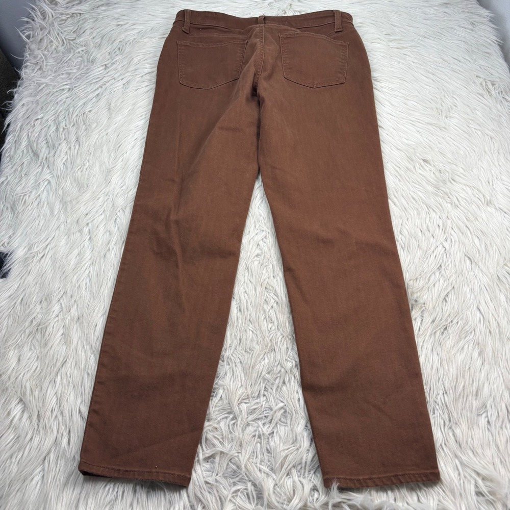 Talbots Women's 6 Brown Slim Ankle Jeans Classic Fall Preppy Retro